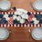 4th of July Table Runner Stripe Stars Heart Memorial Day Independence Day Patriotic America Table Decoration Home Kitchen Dining Indoor Holiday Farmhouse Decor